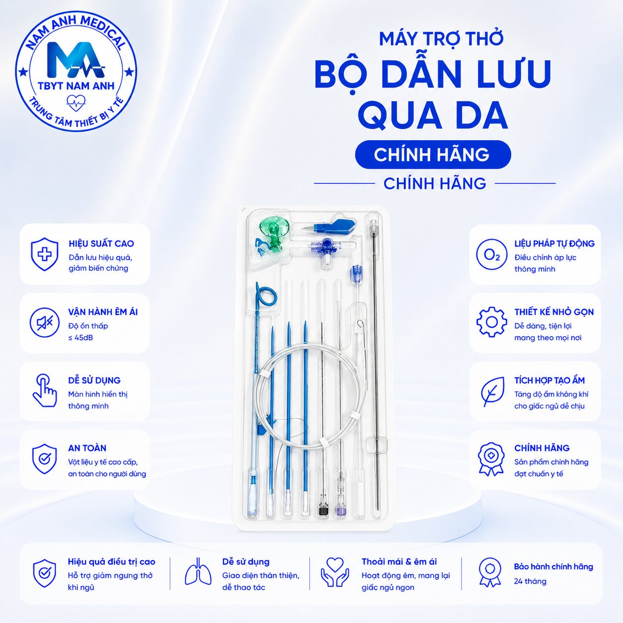 Bộ dẫn lưu qua da Bộ dẫn lưu qua da