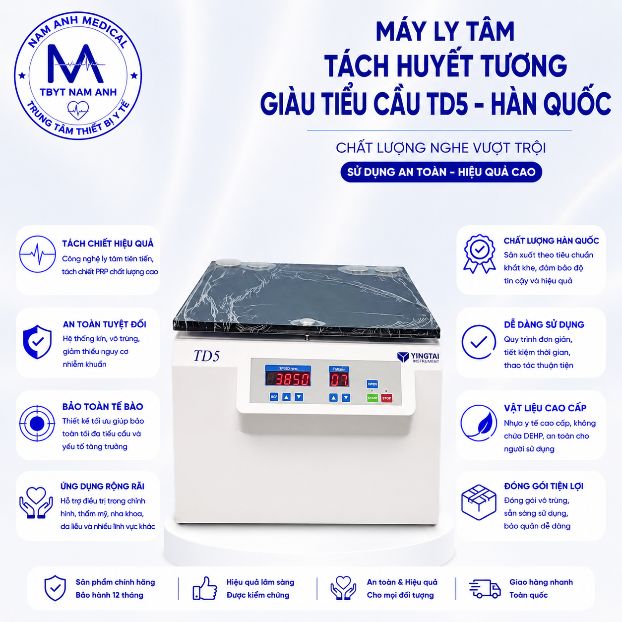 Máy Ly Tâm Tách Huyết Tương Giàu Tiểu Cầu Máy Ly Tâm Tách Huyết Tương Giàu Tiểu Cầu