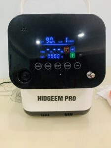 Thiết kế nhỏ gọn, linh hoạt tối đa của máy tạo oxy HIDGEEM PRO 7 lít
