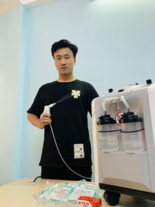 Thiết kế nhỏ gọn, linh hoạt cho mọi không gian của máy tạo oxy MICiTECH 10 lít CP 101
