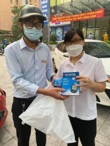 Bộ sản phẩm đầy đủ, sẵn sàng sử dụng máy đo đường huyết On Call Plus
