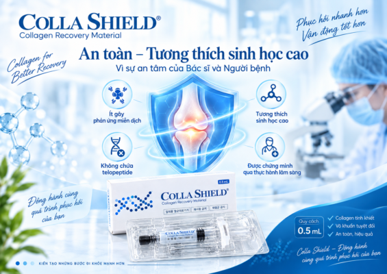 CollaShield® 0.5 mL – Vật Liệu Bổ Sung Mô Bằng Atelocollagen